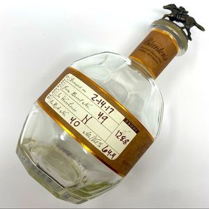 Blanton’s Straight From the Barrel Bourbon Empty Bottle Letter “O”